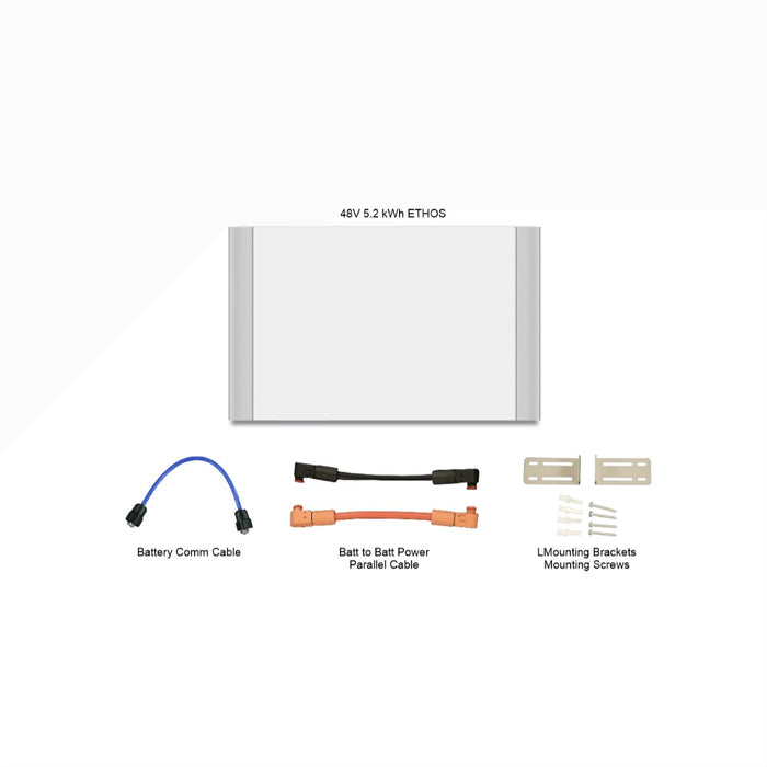 Big Battery 48V 15.3kWh ETHOS Energy Storage System (ESS) and 12kW Inverter K0955 Ethos Module