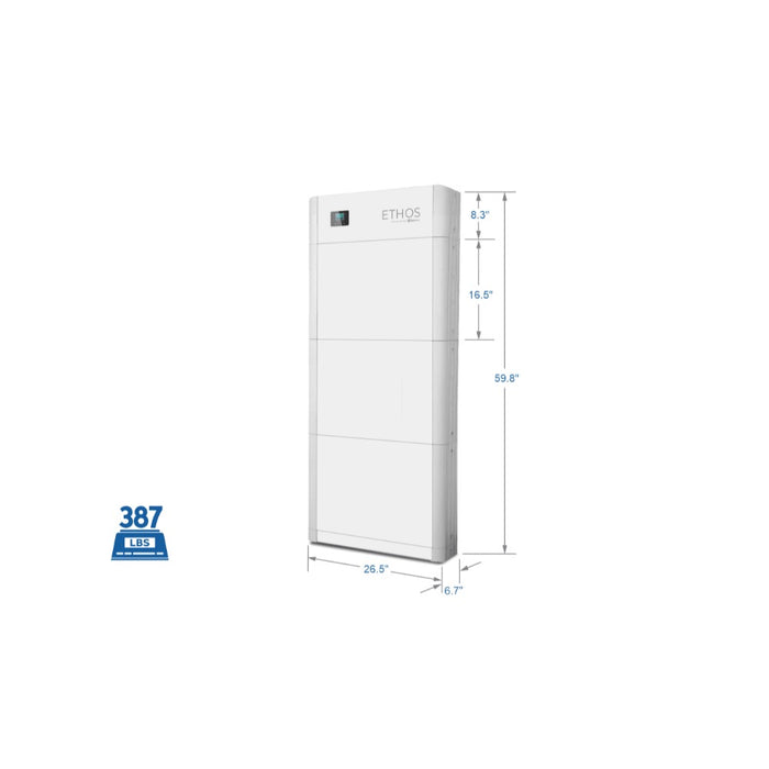 Big Battery 48V ETHOS 15.3KWH (3 Module) KIT0950 Dimensions