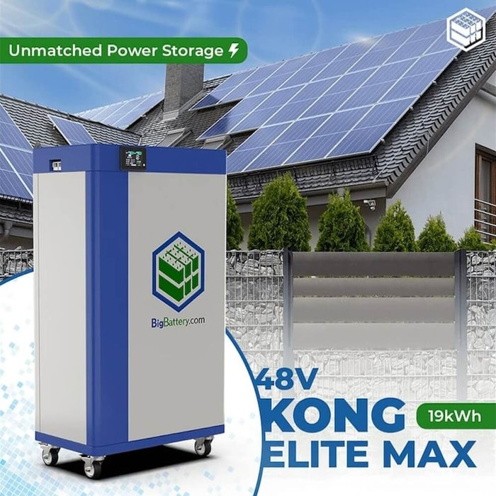 Big Battery 48V KONG ELITE MAX – LiFePO4 – 372Ah – 19.0kWh AKONG-48190-G1