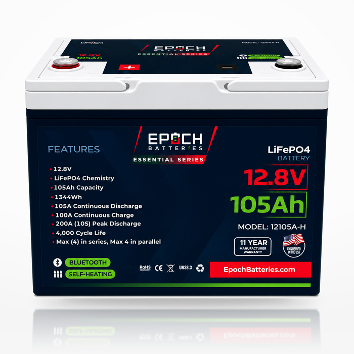 Epoch Batteries 12V 105Ah Essential Series