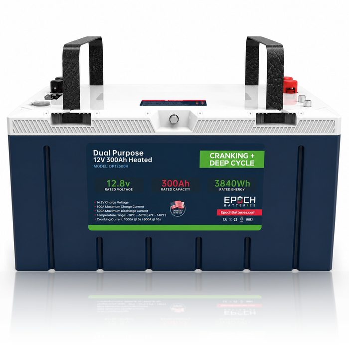 Epoch Batteries 12V 300Ah Pro Series Dual Purpose