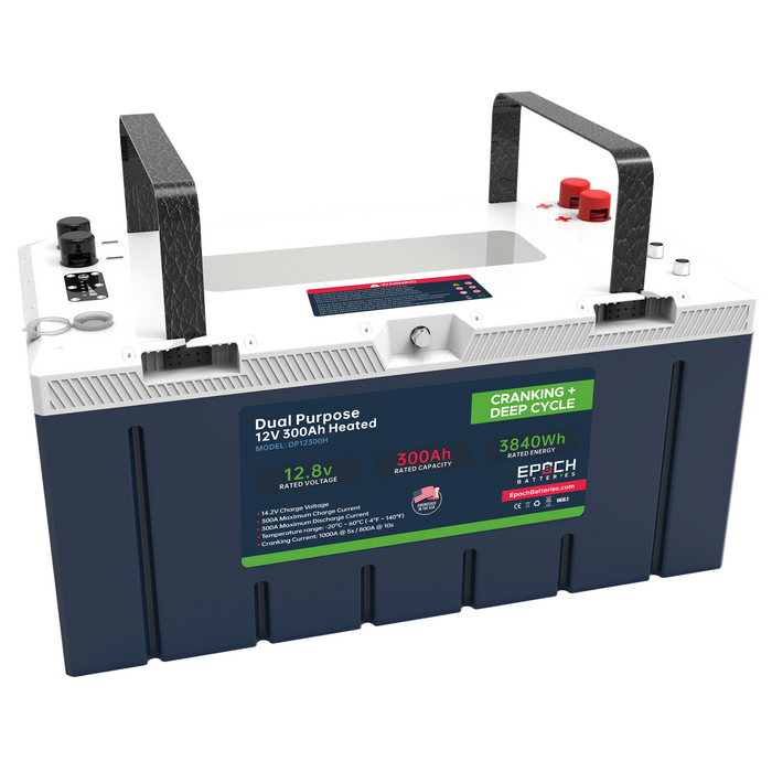 Epoch Batteries 12V 300Ah Pro Series Dual Purpose Image 5