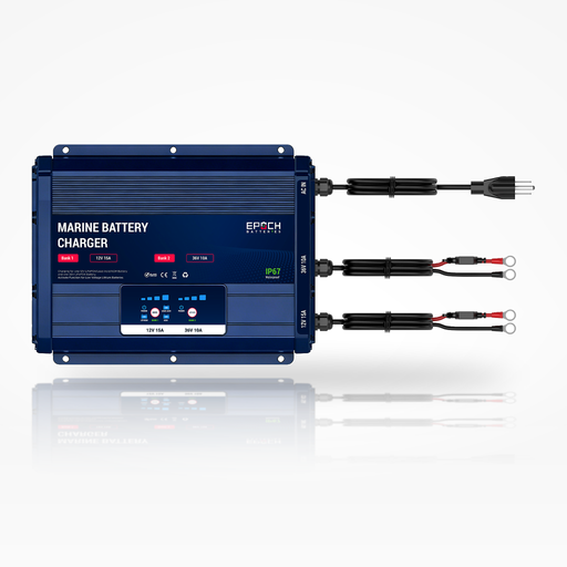 Epoch Batteries 12V & 36V Onboard Marine Lithium Battery Charger Image 2