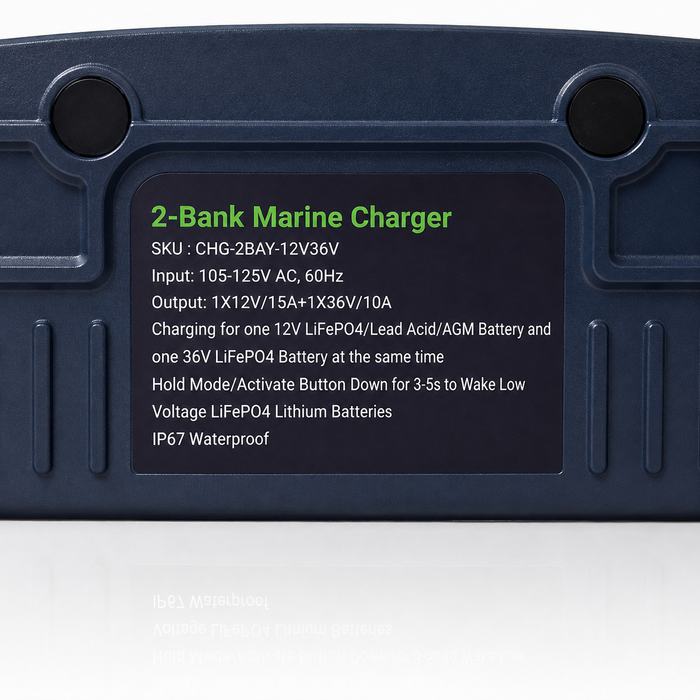 Epoch Batteries 12V & 36V Onboard Marine Lithium Battery Charger Image 3