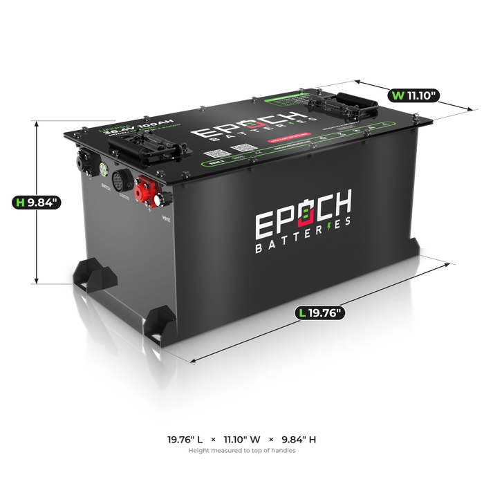 Epoch Batteries 36V 100Ah Golf Cart Battery Complete Kit Image 2