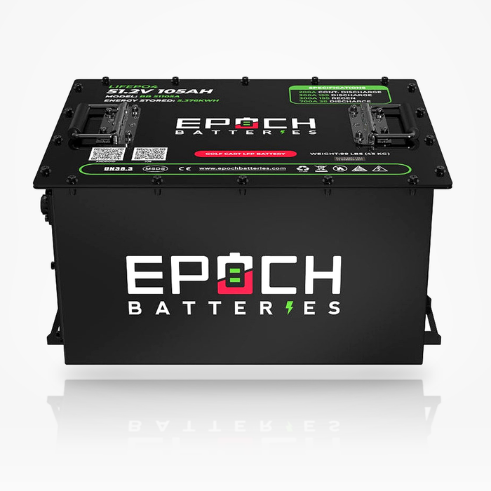 Epoch Batteries 48V 105Ah Golf Cart Battery Complete Kit