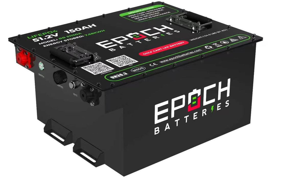 Epoch Batteries 48V 150Ah Golf Cart Battery Complete Kit Image 2