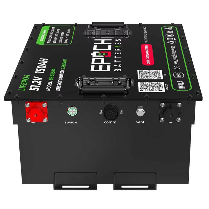 Epoch Batteries 48V 150Ah Golf Cart Battery Complete Kit Image 3
