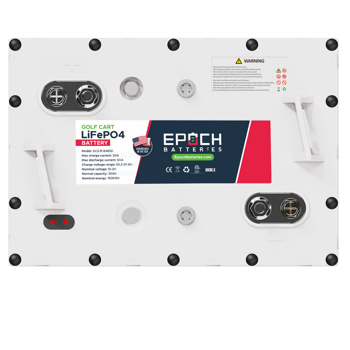Epoch Batteries 48V 30Ah GC2 Golf Cart Battery Image 4