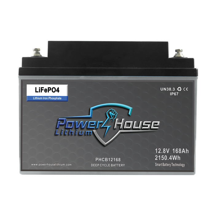 PowerHouse Lithium 12V 168Ah Dual-Purpose Cranking Battery with Emergency Start Image 2