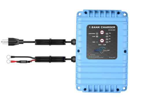 PowerHouse Lithium 36V 15A AC Waterproof Onboard Charger