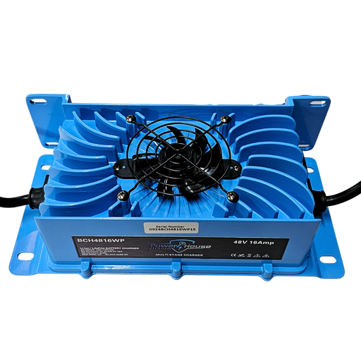 PowerHouse Lithium 48V 16A Waterproof Smart Charger