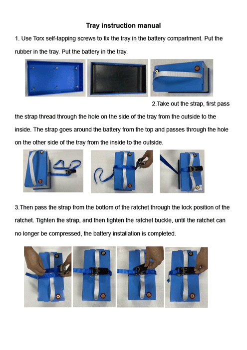 PowerHouse Lithium Group 24 Heavy Duty Battery Tray Image 3
