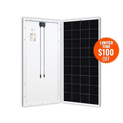 RICH SOLAR MEGA 200 Watt 12V Monocrystalline Solar Panel RS-M200 | 25-Year Output Warranty | Best 12V Panel for RVs and Off-Grid | UL Certified Discount