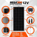 RICH SOLAR MEGA 200 Watt 12V Monocrystalline Solar Panel RS-M200 | 25-Year Output Warranty | Best 12V Panel for RVs and Off-Grid | UL Certified Features