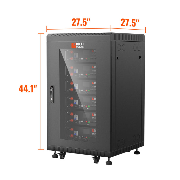 Rich Solar Battery Server Rack for ALPHA 5 PRO Image 3