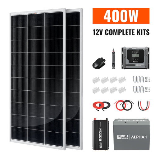 Rich Solar Complete 400W Solar Kit