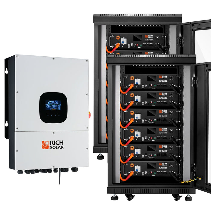 Rich Solar NOVA 12K PV Hybrid Inverter Solar Kit
