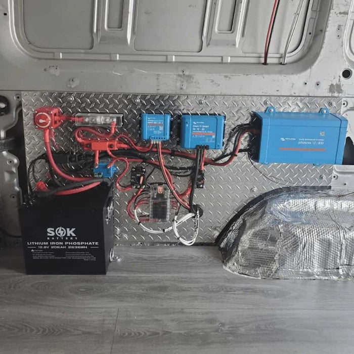 Sok Battery 12V 206Ah Lithium Iron Phosphate (LiFePO4) Solar Battery SK12V206P [Marine Grade] Connected to Victron System