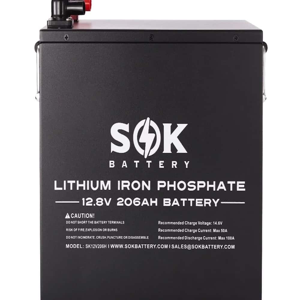 Sok Battery 12V [206Ah-H] 12V Lithium Iron Phosphate (LiFePO4) Battery —  Eco Emperor