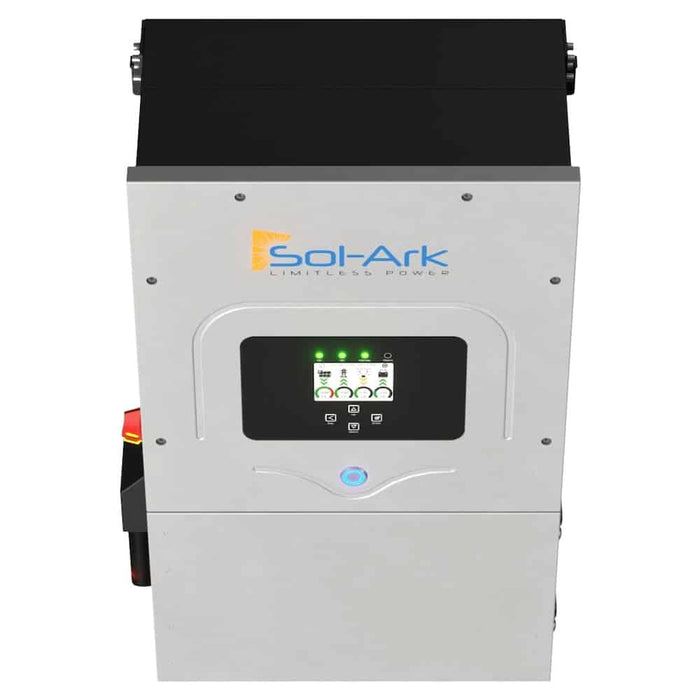 Sol-Ark 12K 120/240/208V 48V [All-In-One] Pre-Wired Hybrid Solar Inverter Sol-Ark-12K-2P-N