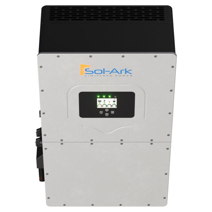 Sol-Ark 30K Hybrid 3 Phase Solar Inverter | 30K-3P-208V | 10-Year Warranty Top