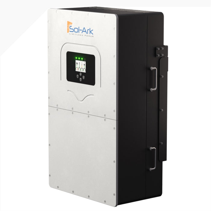 Sol-Ark 60K 480V Pre-wired Hybrid 3-Phase Inverter System | 60K-3P-480V | 10-Year Warranty Handles