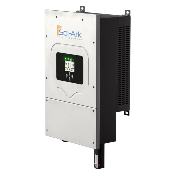 Sol-Ark 8K 120/240/208V 48V All-In-One Hybrid Split Phase Inverter 8K-2P-N (UL: Sol-Ark-8K-48-ST) Side